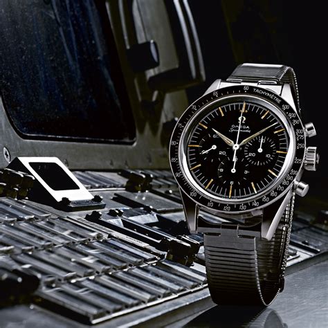 omega speedmaster first watch in space|omega watches worn by astronauts.